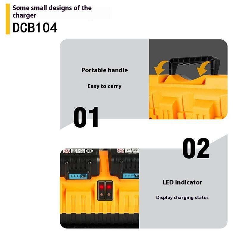 Fast Charger for Electric Power Tool Batteries – Compatible & Reliable