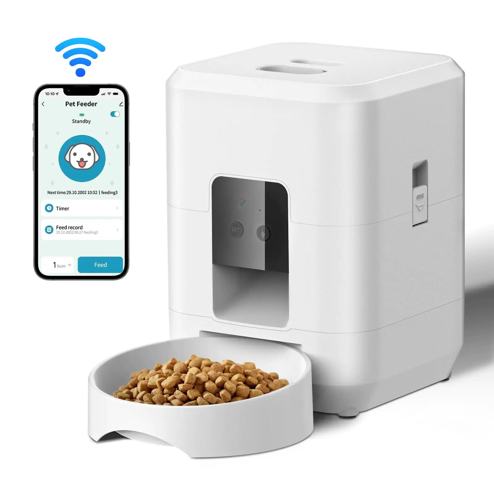 Smart Auto-Schedule Pet Feeder